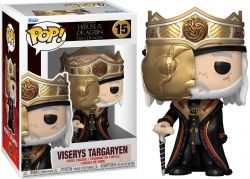 LE TRÔNE DE FER -  FIGURINE POP! EN VINYLE DE VISERYS TARGARYEN MASQUÉ (10 CM) -  LA MAISON DU DRAGON 15