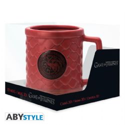 LE TRÔNE DE FER -  TASSE 3D RIGIDE (500ML)