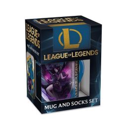 LEAGUE OF LEGENDS -  ENSEMBLE TASSE ET 1 PAIRE DE BAS (315 ML)