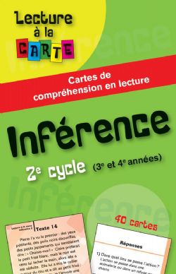 LECTURE À LA CARTE -  INFÉRENCE 2E CYCLE (3E ET 4E ANNÉES)