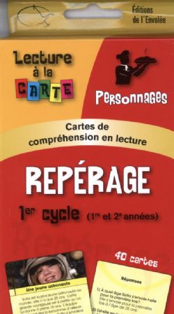 LECTURE À LA CARTE -  REPÉRAGE PERSONNAGES 1ER CYCLE
