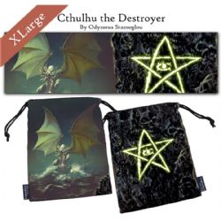 LEGENDARY DICE BAGS -  POCHETTE À DÉS, CTHULHU THE DESTROYER XL -  POCHETTE À DÉS