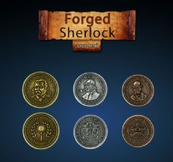 LEGENDARY METAL COINS -  FORGED SHERLOCK