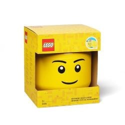 LEGO -  RANGEMENT TÊTE DE LEGO GARÇON