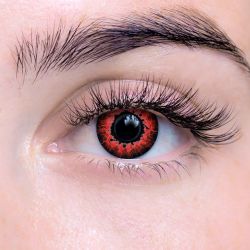 LENTILLES CORNÉENNES THÉÂTRALES -  HELLION - ROUGE ET NOIR (90 JOURS) 09.051