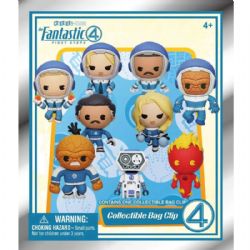 LES 4 FANTASTIQUES -  MINI FIGURINE 3D AVEC CLIP ALÉATOIRE - SÉRIE 1 -  PREMIERS PAS (2025)