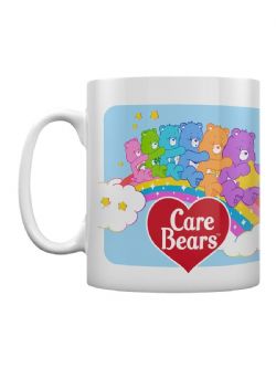 LES CALINOURS -  GLISSADE ARC-EN-CIEL - BLANCHE (325 ML) -  TASSE EN CÉRAMIQUE
