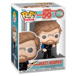 LES DENT DE LA MER -  FIGURINE POP! EN VINYLE DE MATT HOOPER - 50E ANNIVERSAIRE (10 CM) 1756