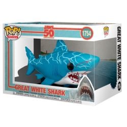 LES DENTS DE LA MER -  FIGURINE POP! EN VINYLE DU GRAND REQUIN BLANC - 50E ANNIVERSAIRE (15 CM) 1754