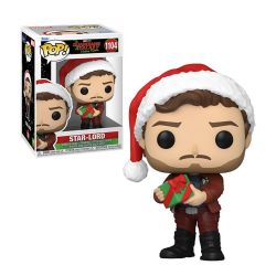 LES GARDIENS DE LA GALAXIE -  POP! BOBBLE-HEAD EN VINYLE DE STAR-LORD SPÉCIAL NOËL (10 CM) 1104