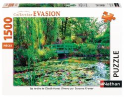 LES JARDINS DE CLAUDE MONET, GIVERNY (1500 PIECES) -  COLLECTION ÉVASION
