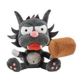 LES SIMPSONS -  PELUCHE DE SCRATCHY (20CM) -  PHUNNY