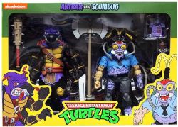 LES TORTUES NINJA -  FIGURINE DE ANTHRAX ET SCUMBUG (17.8 CM)