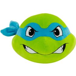 LES TORTUES NINJA -  PELUCHE TÊTE DE LÉONARDO (38 CM) -  CLUB MOCHI-MOCHI-