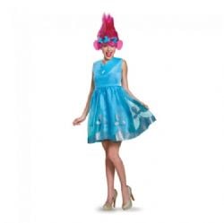 LES TROLLS -  COSTUME DE POPPY (ADULTE)