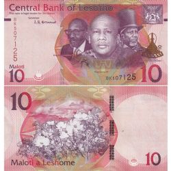 LESOTHO -  10 MALOTI 2021 (UNC)