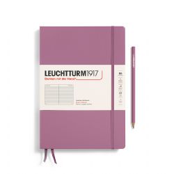 LEUCHTTURM1917 -  CARNET DE NOTES À COUVERTURE RIGIDE LIGNÉ - DUSTY ROSE -  COMPOSITION (B5)