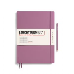 LEUCHTTURM1917 -  CARNET DE NOTES À COUVERTURE RIGIDE LIGNÉ - DUSTY ROSE -  MASTER SLIM (A4+)
