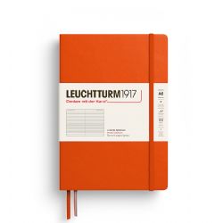 LEUCHTTURM1917 -  CARNET DE NOTES À COUVERTURE RIGIDE LIGNÉ - PUMPKIN -  MEDIUM (A5)