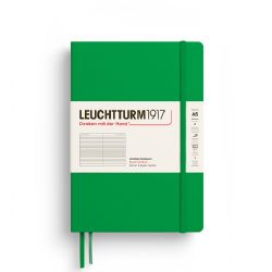 LEUCHTTURM1917 -  CARNET DE NOTES À COUVERTURE RIGIDE LIGNÉ - SPRING LEAF -  MEDIUM (A5)