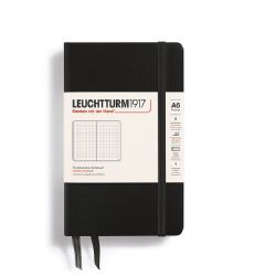 LEUCHTTURM1917 -  CARNET DE NOTES À COUVERTURE RIGIDE POINTILLÉ - BLACK -  POCKET (A6)