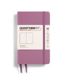 LEUCHTTURM1917 -  CARNET DE NOTES À COUVERTURE RIGIDE À PAGES BLANCHES - DUSTY ROSE -  POCKET (A6)