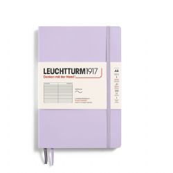 LEUCHTTURM1917 -  CARNET DE NOTES À COUVERTURE SOUPLE LIGNÉ - LILAC -  MEDIUM (A5)