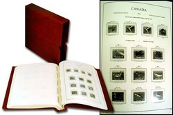 LIGHTHOUSE CANADA -  ALBUM POUR TIMBRES DU CANADA (1851-1985) (AVEC POCHETTES) 01
