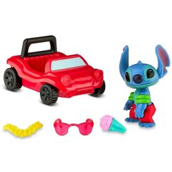 LILO ET STITCH -  ENSEMBLE DE MINI FIGURINES STITCH - ROULE AVEC STYLE -  DISNEY