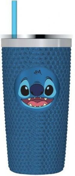 LILO ET STITCH -  GOBELET À POINTES AVEC PAILLE (591 ML) -  DISNEY