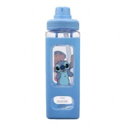 LILO & STITCH -  BOUTEILLE D'EAU CARRÉE EN PLASTIQUE (709ML)
