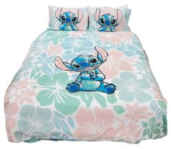 LILO & STITCH -  COUETTE POUR LIT DOUBLE AVEC 2 COUVRE OREILLER