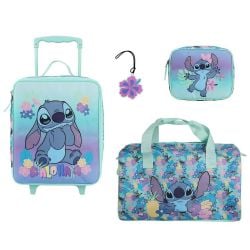 LILO & STITCH -  ENSEMBLE DE BAGAGES 4 PIÈCES FLEURI