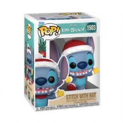 LILO & STITCH -  FIGURINE POP! EN VINYLE DE STITCH AVEC TUQUE (10 CM) 1503