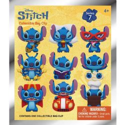 LILO & STITCH -  MINI FIGURINE 3D AVEC CLIP ALÉATOIRE - SÉRIE 7