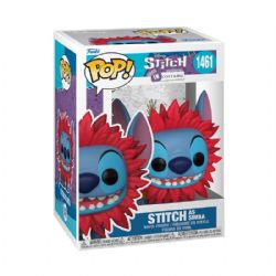 LILO & STITCH -  POP! FIGURINE EN VINYLE DE STITCH EN SIMBA (10 CM) -  STITCH EN COSTUME 1461