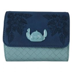 LILO & STITCH -  PORTFEUILLE AVEC BRODERIES FLORALES -  LOUNGEFLY