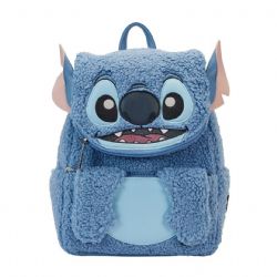 LILO & STITCH -  SAC À DOS EN TISSU SHERPA COSPLAY DE STITCH -  LOUNGEFLY