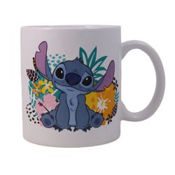 LILO & STITCH -  STITCH ASSIS DANS DES FLEURS TROPICALES (591 ML) -  TASSE EN CÉRAMIQUE