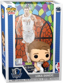 LNB -  FIGURINE POP! EN VINYLE DE LA CARTE À COLLECTIONNER DE LUKA DONCIC (10 CM) -  MOSAIC 16