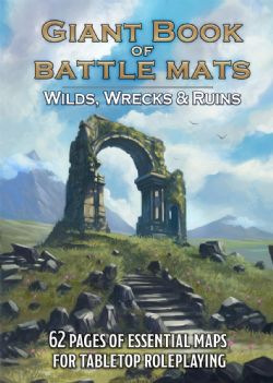 LOKE BATTLE MATS -  BIG BOOK OF BATTLE MATS - WRECKS & RUINS -  BATTLE MAPS