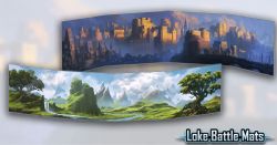 LOKE'S IMMERSIVE GM SCREEN - DOUBLE SIDED SCREEN 5E