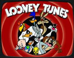 LOONEY TUNES -  AFFICHE MÉTALLIQUE 