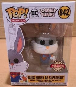 LOONEY TUNES -  FIGURINE POP! EN VINYLE DE BUGS BUNNY AS SUPERMAN (10 CM) 842