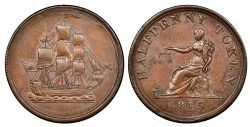 LOWER-CANADA TOKEN -  HALF PENNY TOKEN 1815 -  LOWER-CANADA TOKENS