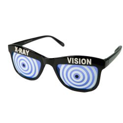 LUNETTES AVEC VISION À RAYON X - BLEU/NOIR