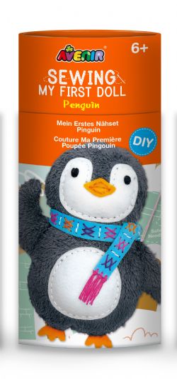 MA PREMIÈRE POUPÉE À COUDRE -  PINGUIN (MULTILINGUE)