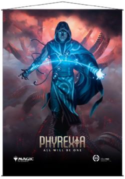 MAGIC THE GATHERING -  BANNIÈRE JACE, THE PERFECTED MIND (41 X 95 CM) -  PHYREXIA: ALL WILL BE ONE