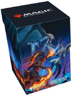 MAGIC THE GATHERING -  BOÎTE DE PLASTIQUE POUR DECK -IFRIT VS BAHAMUT (100) -  FINAL FANTASY