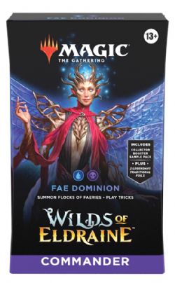 MAGIC THE GATHERING -  COMMANDER DECK - FAE DOMINION (ANGLAIS) -  WILDS OF ELDRAINE